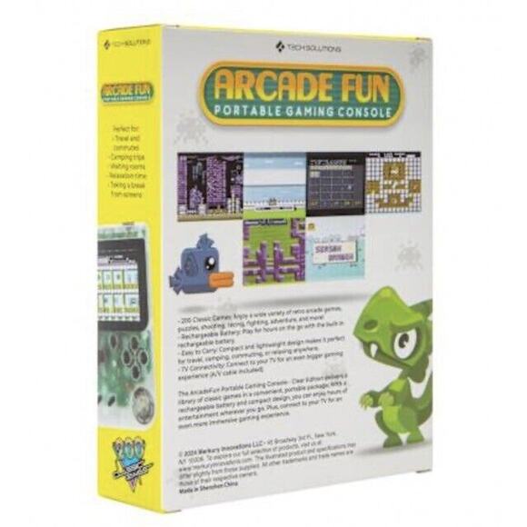 🔥Arcade Fun Portable Gaming Console Classic Retro Handheld 200 Arcade Game NWT - Picture 6 of 7